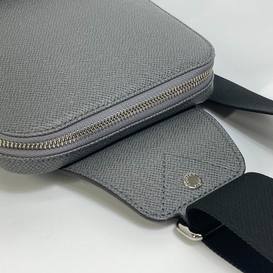 LOUIS VUITTON Shoulder Bag M30801 Taiga Leather gray Taiga avenue backpack mens Used Authentic