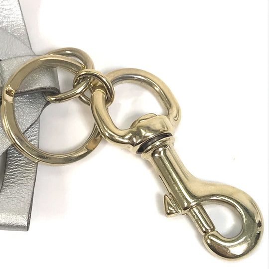 GUCCI charm leather beige GG Guccioli