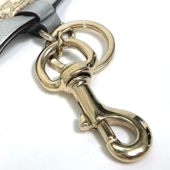 GUCCI charm leather beige GG Guccioli