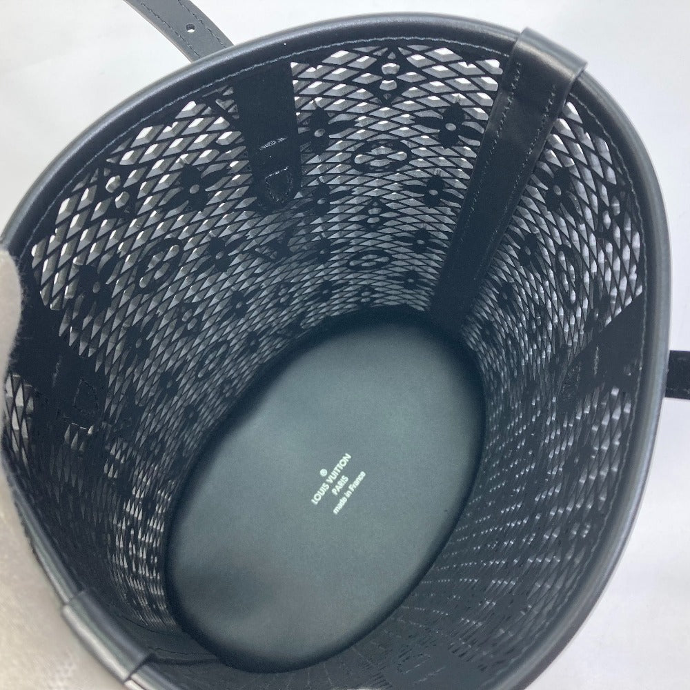 LOUIS VUITTON Shoulder Bag M20352 Plastic, Monogram Lace black Monogram Race Bucket PM Women Used Authentic