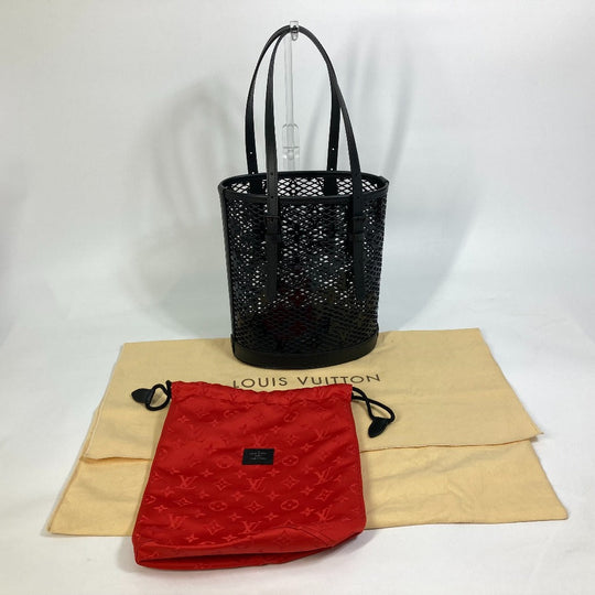 LOUIS VUITTON Shoulder Bag M20352 Plastic, Monogram Lace black Monogram Race Bucket PM Women Used Authentic