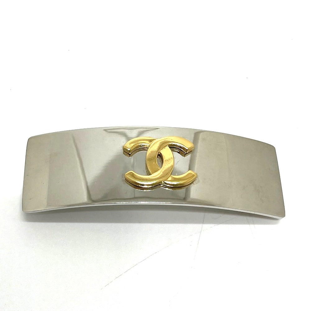 CHANEL Valletta metal Silver / Gold CC COCO Mark Hair accessories Women Used Authentic