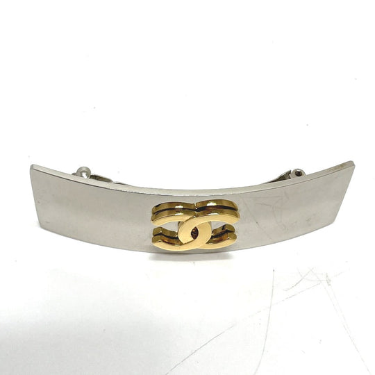 CHANEL Valletta metal Silver / Gold CC COCO Mark Hair accessories Women Used Authentic
