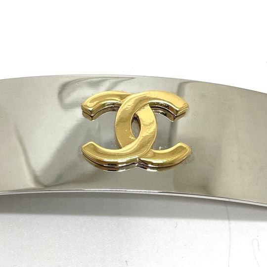 CHANEL Valletta metal Silver / Gold CC COCO Mark Hair accessories Women Used Authentic