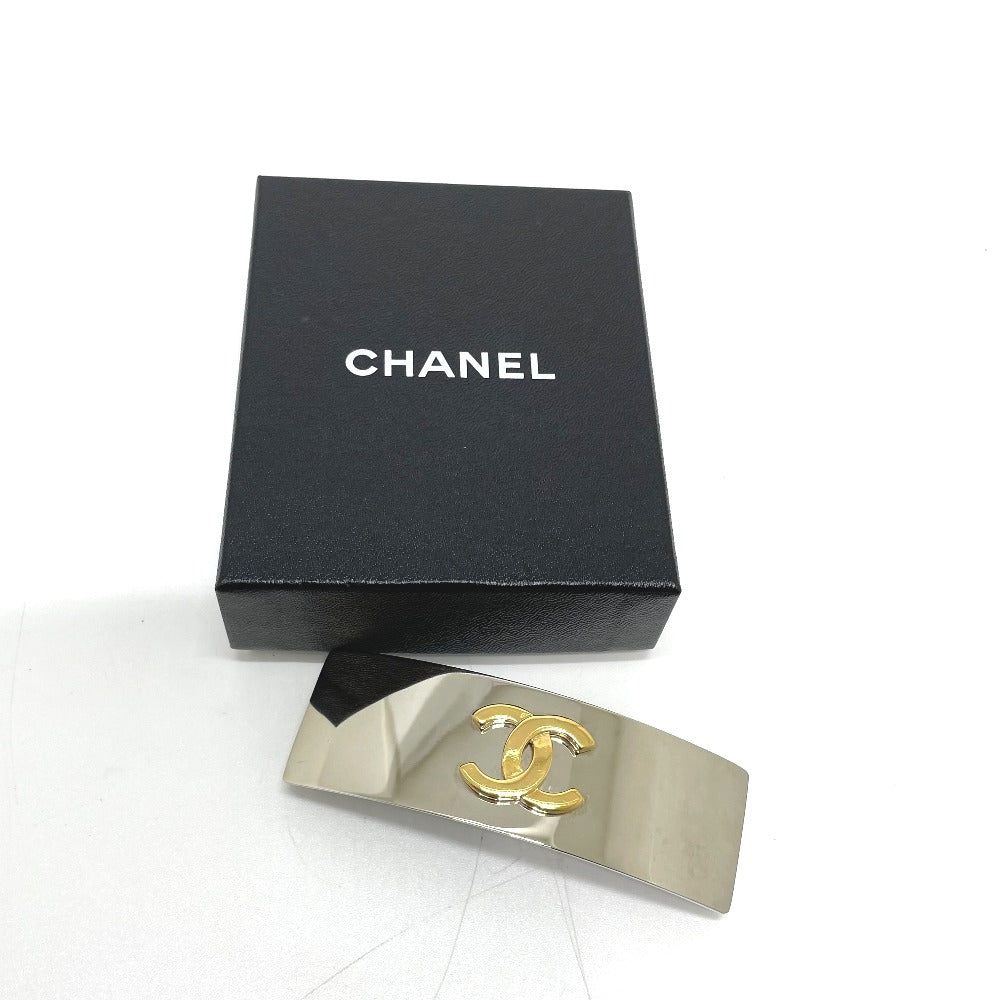 CHANEL Valletta metal Silver / Gold CC COCO Mark Hair accessories Women Used Authentic