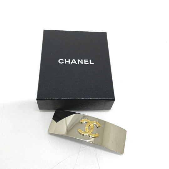 CHANEL Valletta metal Silver / Gold CC COCO Mark Hair accessories Women Used Authentic