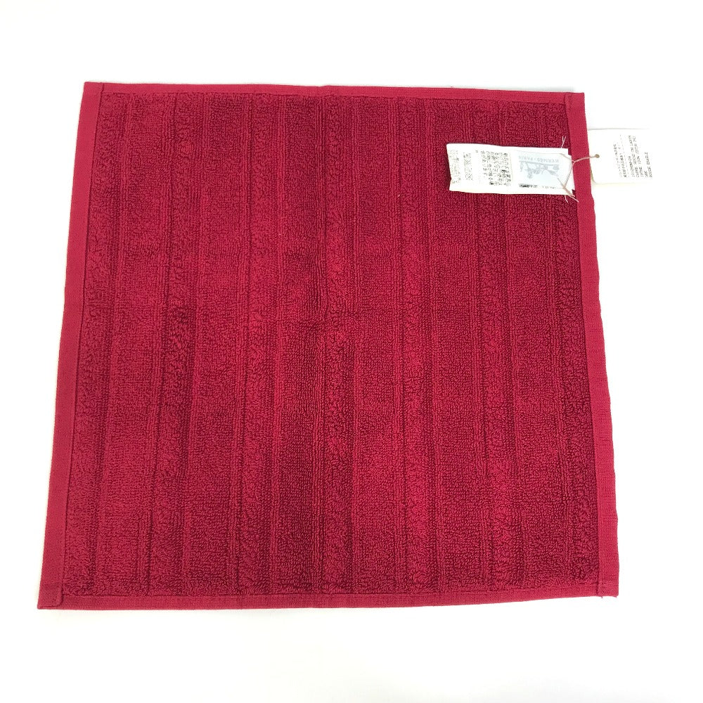 HERMES towel cotton white Face towel labyrinth unisex(Unisex) Used Authentic