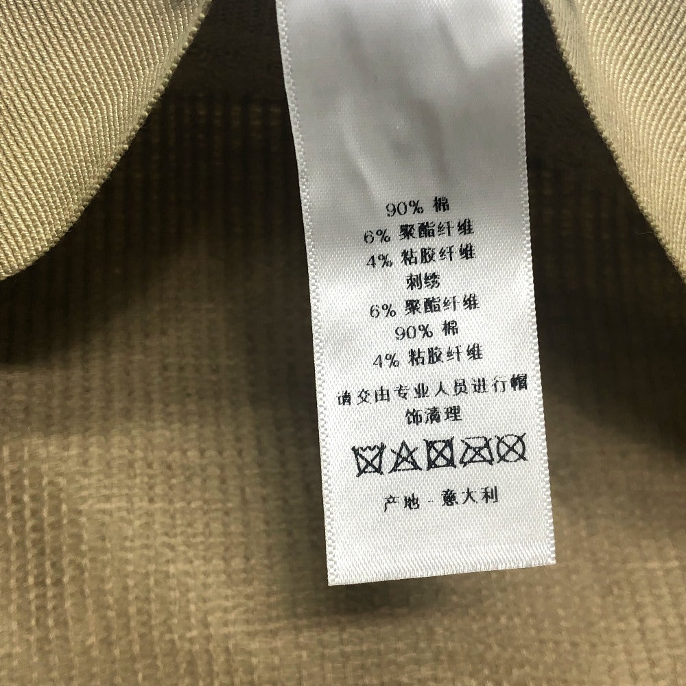 Dior Casquette 02DCP920A140 cotton beige logo Women 56 Used Authentic