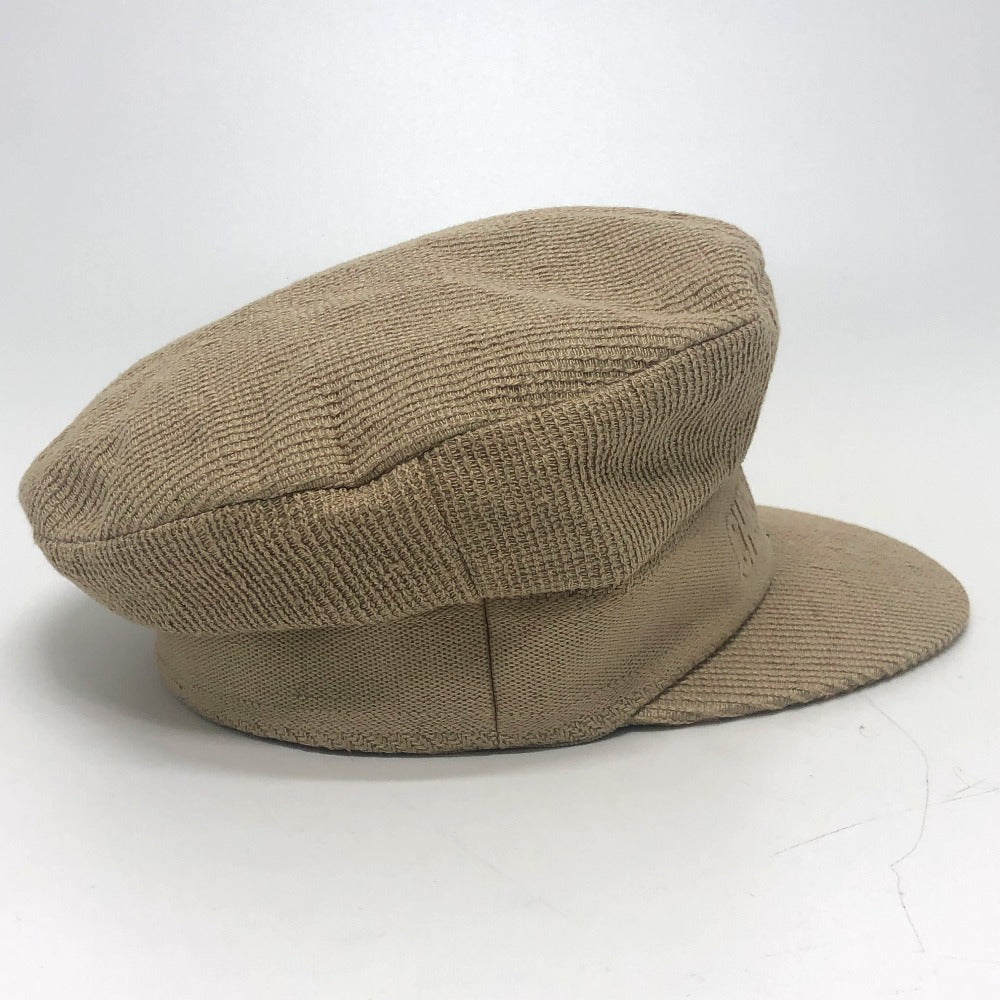 Dior Casquette 02DCP920A140 cotton beige logo Women 56 Used Authentic