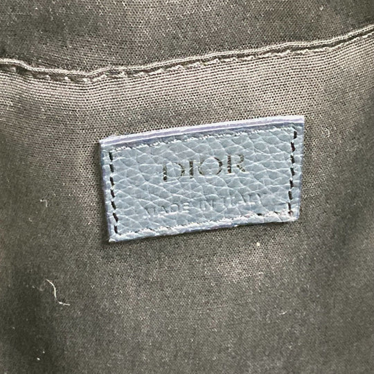 Dior Backpack Canvas / leather Navy Trotter Oblique Backpack mens Used Authentic