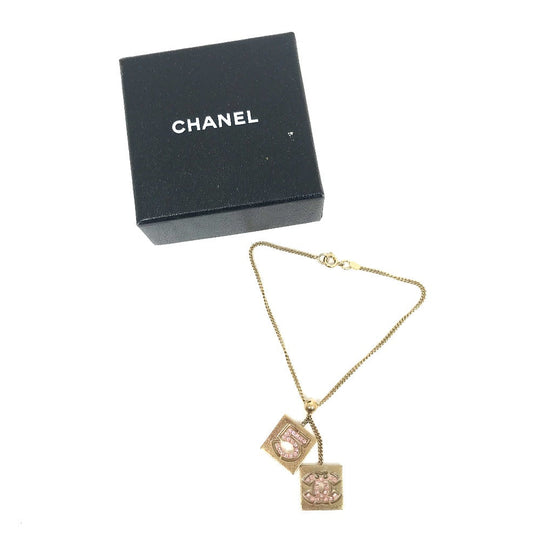 CHANEL bracelet Gold Plated gold CC COCO Mark NO , 5 bracelet Women Used Authentic