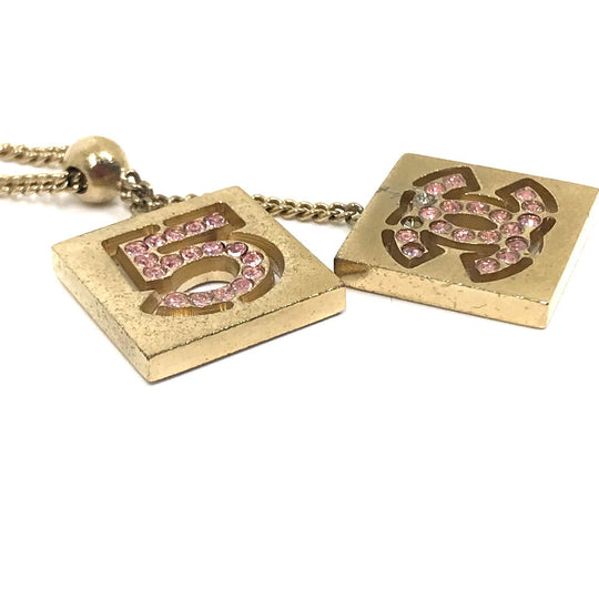 CHANEL bracelet Gold Plated gold CC COCO Mark NO , 5 bracelet Women Used Authentic