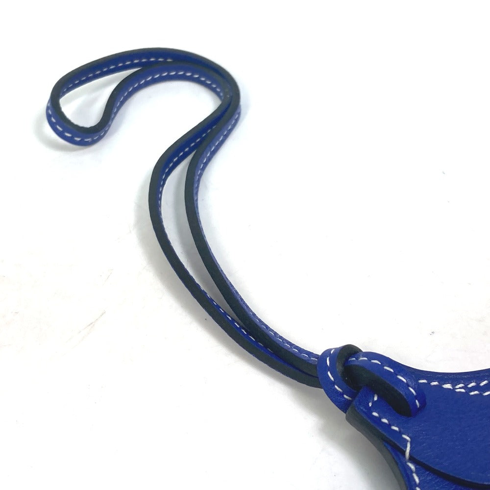 HERMES charm Swift blue key ring paddock cell Women Used Authentic