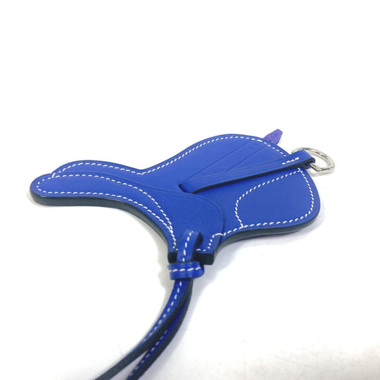 HERMES charm Swift blue key ring paddock cell Women Used Authentic