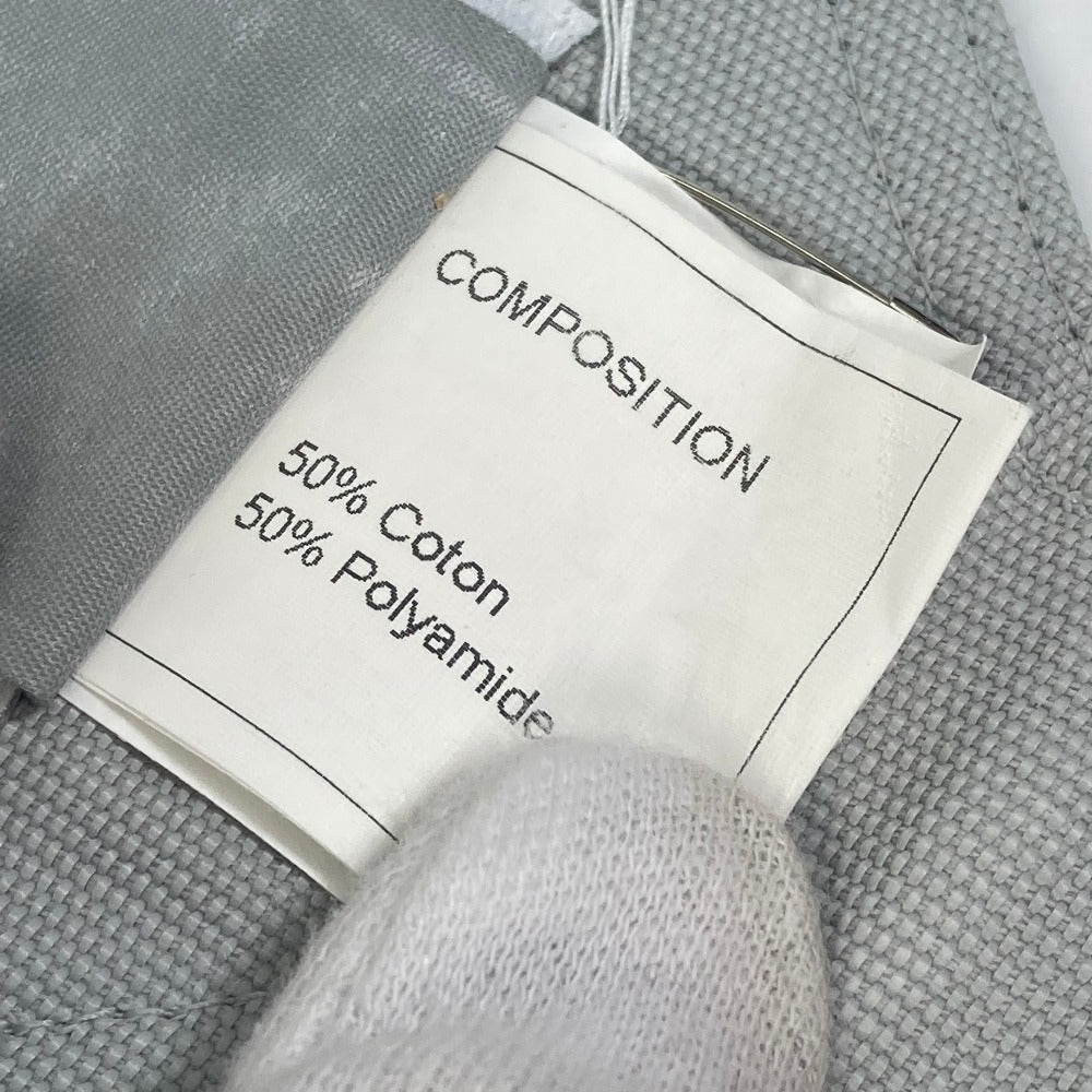 CHANEL Wristband Cotton, Nylon gray Sports line COCO Mark unisex(Unisex) Used Authentic