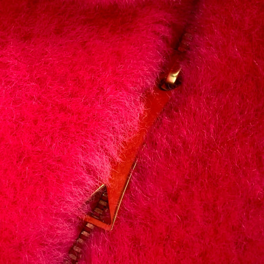 BOTTEGAVENETA Handbag Fake fur pink mini the jodifer Women Used Authentic