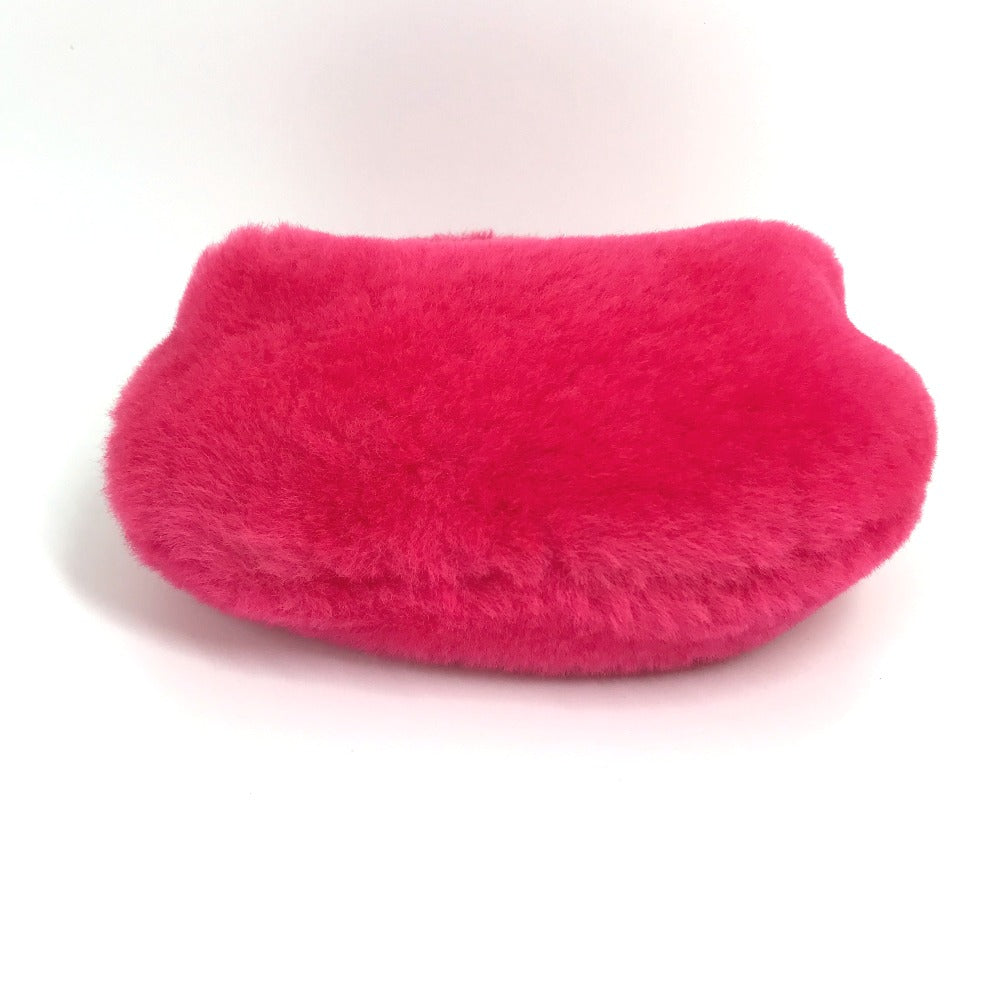 BOTTEGAVENETA Handbag Fake fur pink mini the jodifer Women Used Authentic