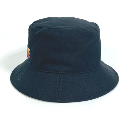 CELINE hat 2AUO1968P cotton/sequins black Embroidered gradient sequin Bucket Women M Used Authentic