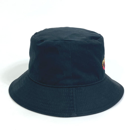 CELINE hat 2AUO1968P cotton/sequins black Embroidered gradient sequin Bucket Women M Used Authentic