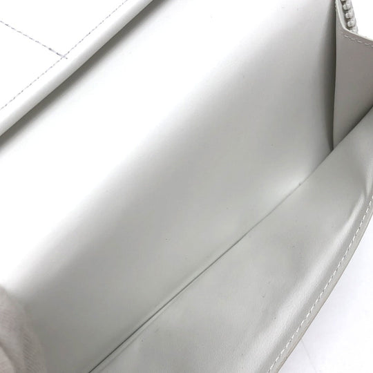 LOUIS VUITTON Long Wallet Purse M80337 Taurillon Clemence white Zippy Wallet Vertical Wallet mens Used Authentic