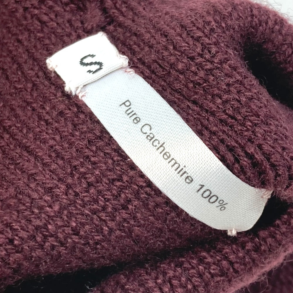 HERMES Glove cashmere Bordeaux apparel Women S Used Authentic