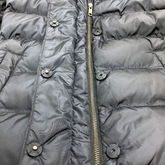 PRADA Down jacket Down, Nylon Navy Women 42S Used Authentic