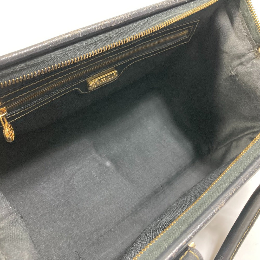 FENDI Boston Duffel bag PVC / Leather Brown Handbag Pecan