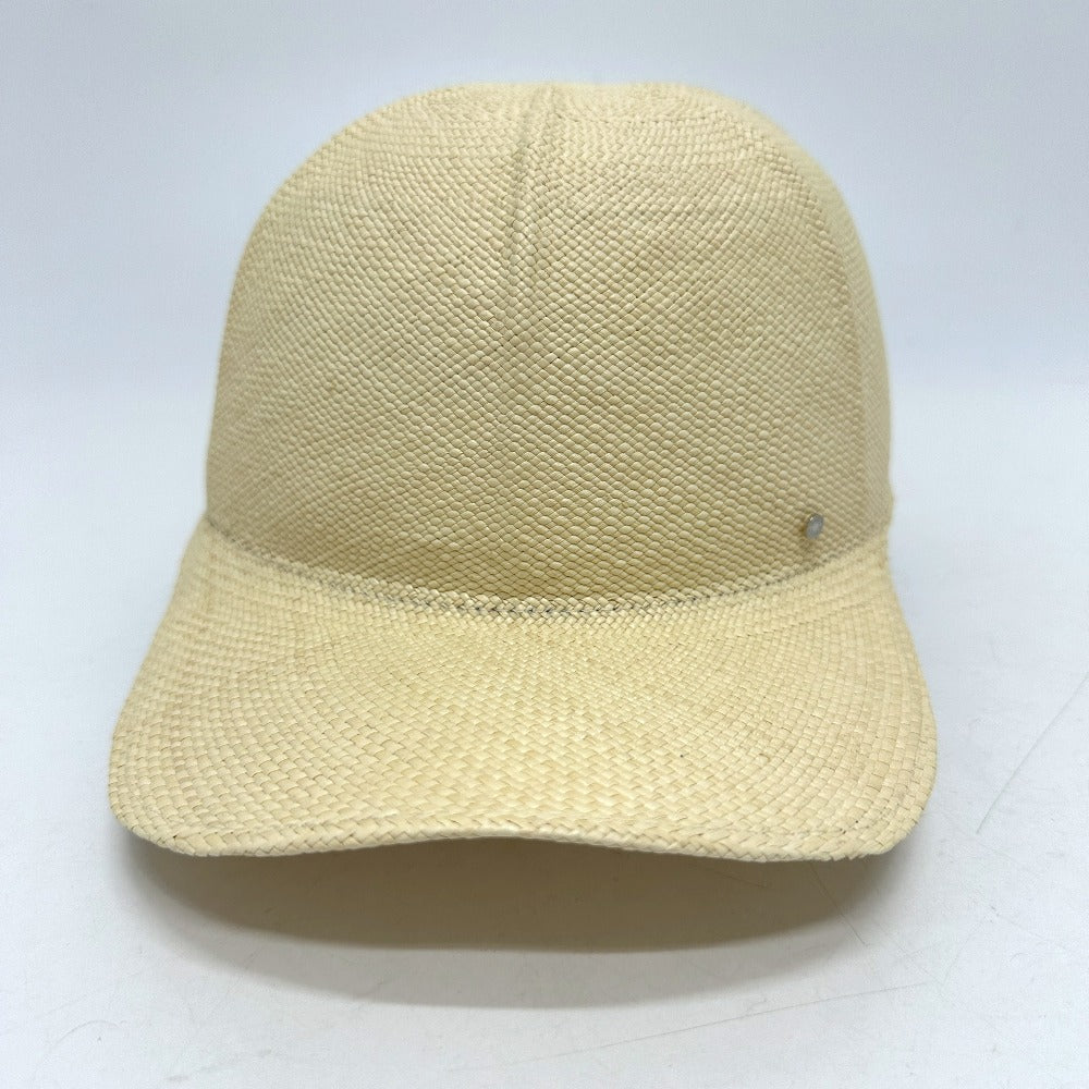 HERMES cap Cotton, Viscose beige Panama Brisa Newsboy Cap Riley unisex(Unisex) 58 Used Authentic