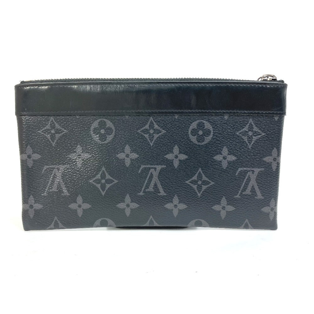 LOUIS VUITTON Pouch M44323 Monogram Eclipse Canvas black Monogram Eclipse Pochette Discovery PM mens Used Authentic