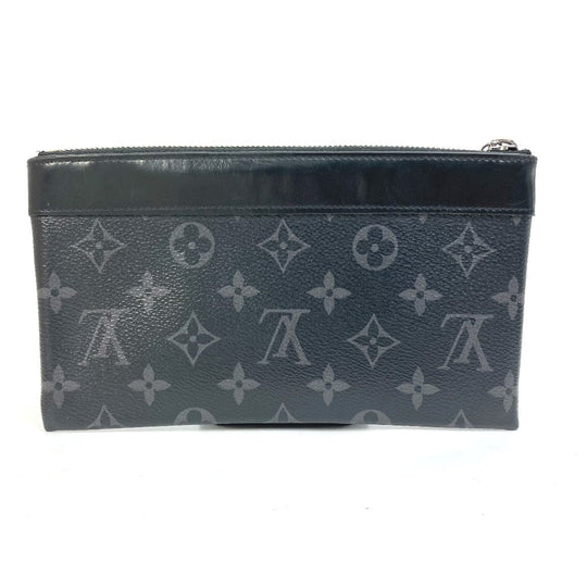 LOUIS VUITTON Pouch M44323 Monogram Eclipse Canvas black Monogram Eclipse Pochette Discovery PM mens Used Authentic