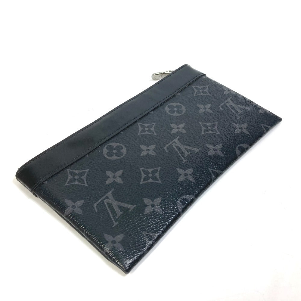 LOUIS VUITTON Pouch M44323 Monogram Eclipse Canvas black Monogram Eclipse Pochette Discovery PM mens Used Authentic
