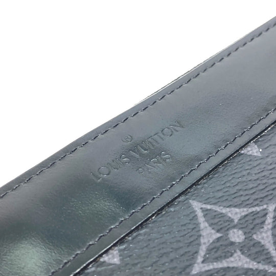 LOUIS VUITTON Pouch M44323 Monogram Eclipse Canvas black Monogram Eclipse Pochette Discovery PM mens Used Authentic
