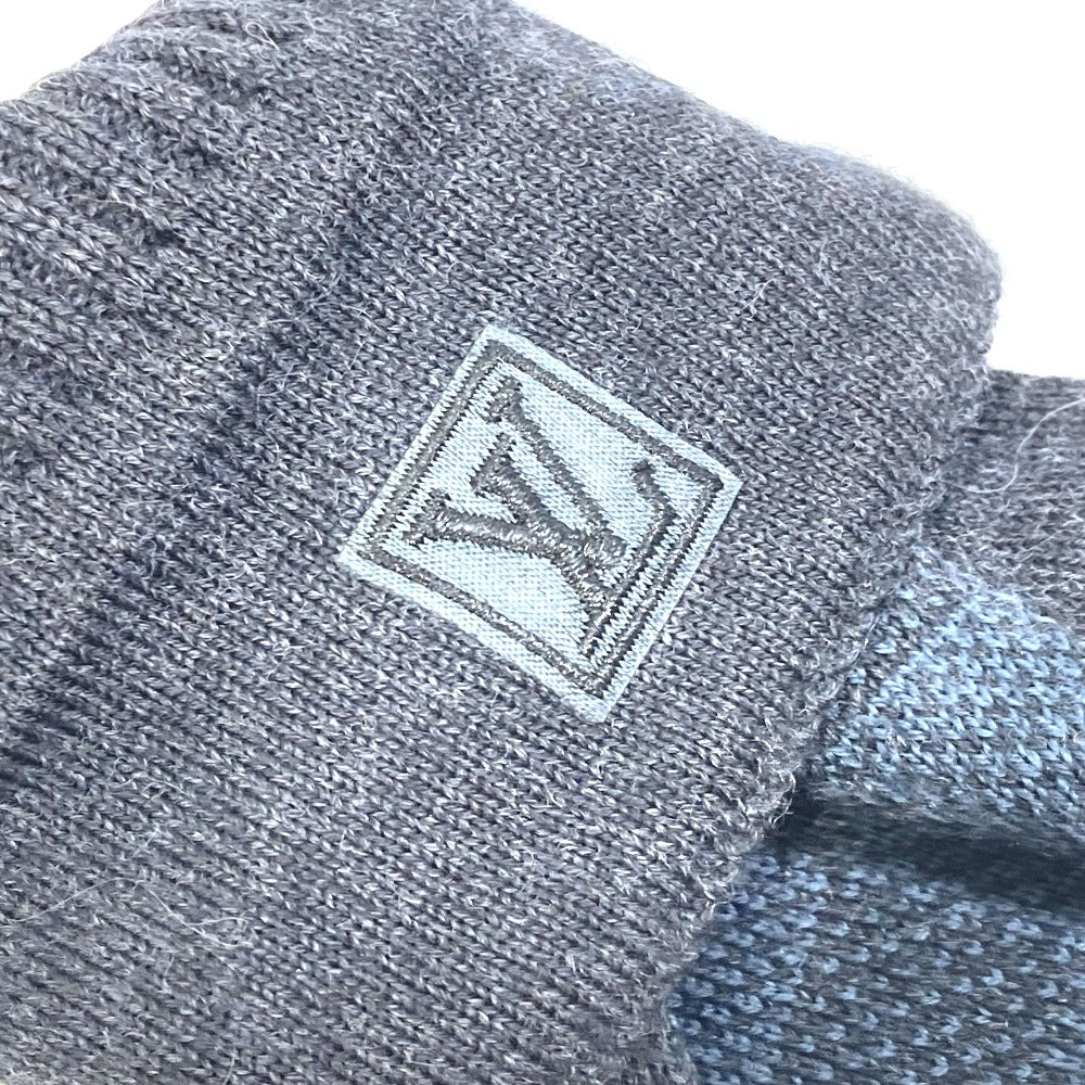 LOUIS VUITTON Glove M70008 Wool, Elastane Gray type Damier Grafitte Damier Gon Petit mens Used Authentic