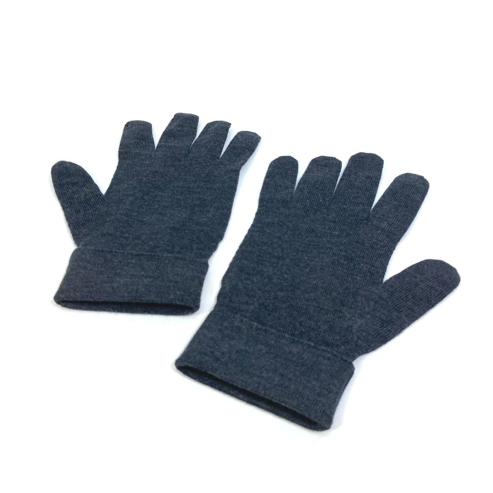 LOUIS VUITTON Glove M70008 Wool, Elastane Gray type Damier Grafitte Damier Gon Petit mens Used Authentic