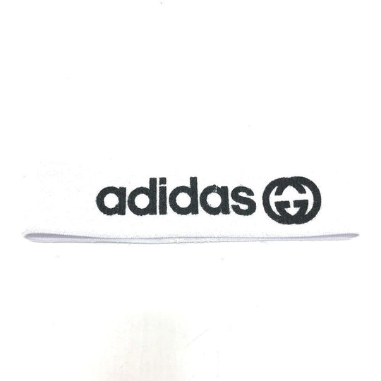 GUCCI hair accessory 703594 polyester white logo Adidas adidas collaboration Women M Used Authentic