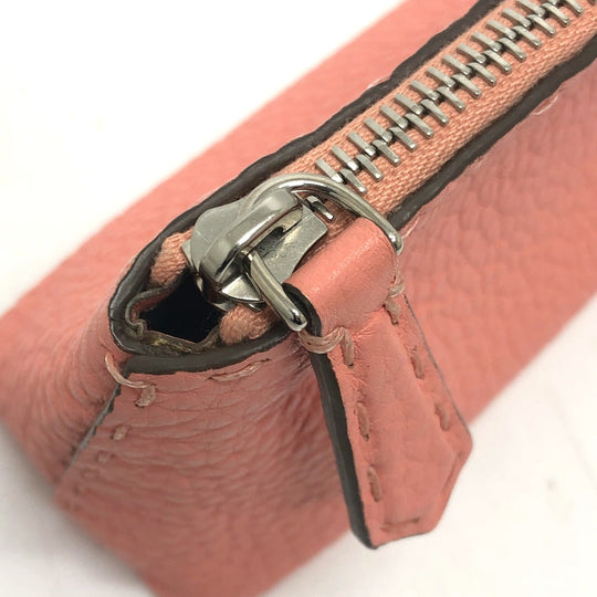 FENDI Pouch 8N0114 leather pink Celeria Women Used Authentic