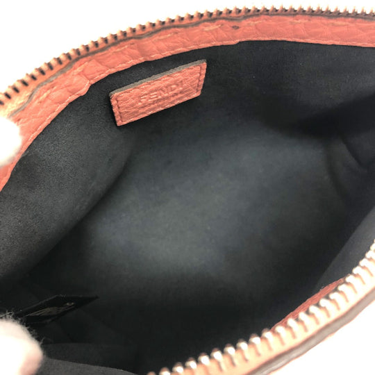 FENDI Pouch 8N0114 leather pink Celeria Women Used Authentic