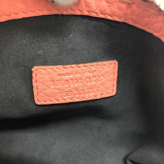 FENDI Pouch 8N0114 leather pink Celeria Women Used Authentic