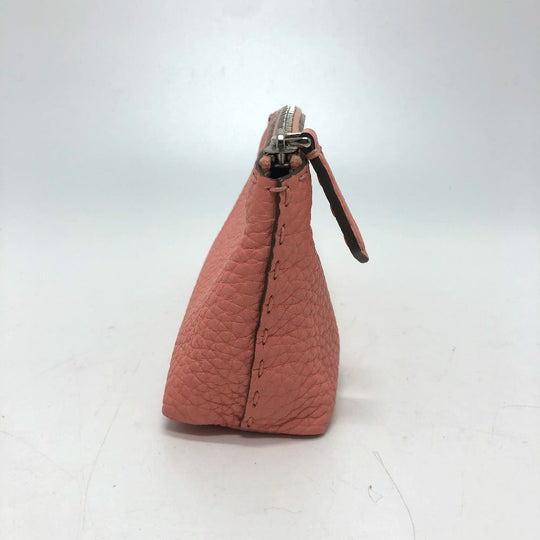 FENDI Pouch 8N0114 leather pink Celeria Women Used Authentic