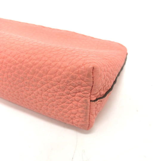 FENDI Pouch 8N0114 leather pink Celeria Women Used Authentic
