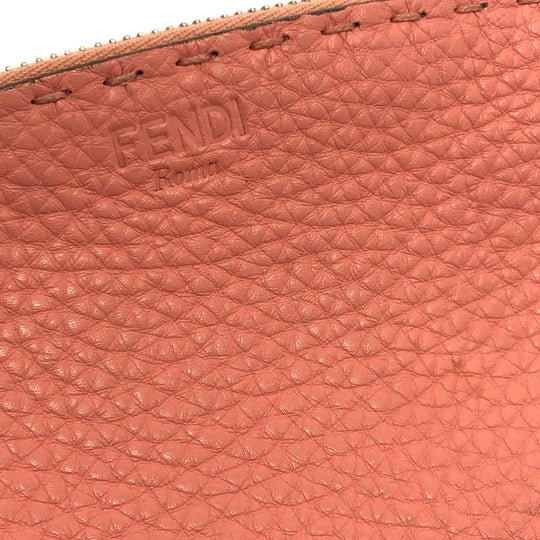 FENDI Pouch 8N0114 leather pink Celeria Women Used Authentic