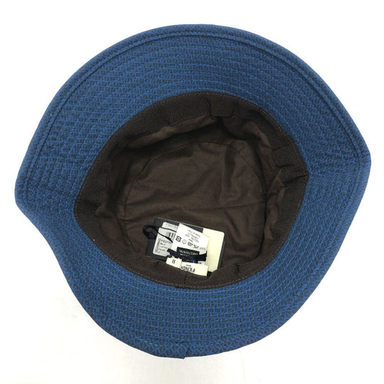 FENDI hat FSQ104 cotton Navy Zucchino Bucket hat hat Women 2 Used Authentic