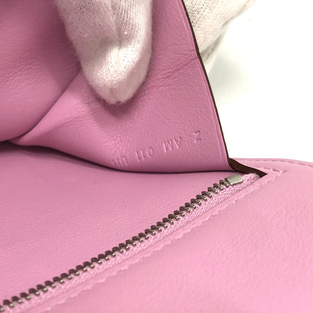 HERMES Pouch Swift pink Birkin Bag Pocket Women Used Authentic