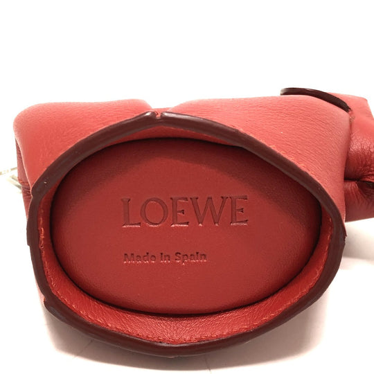 LOEWE Shoulder Bag leather pink animal collection mini Women Used Authentic