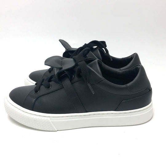 HERMES sneakers leather black day kelly buckle Women 35 Used Authentic