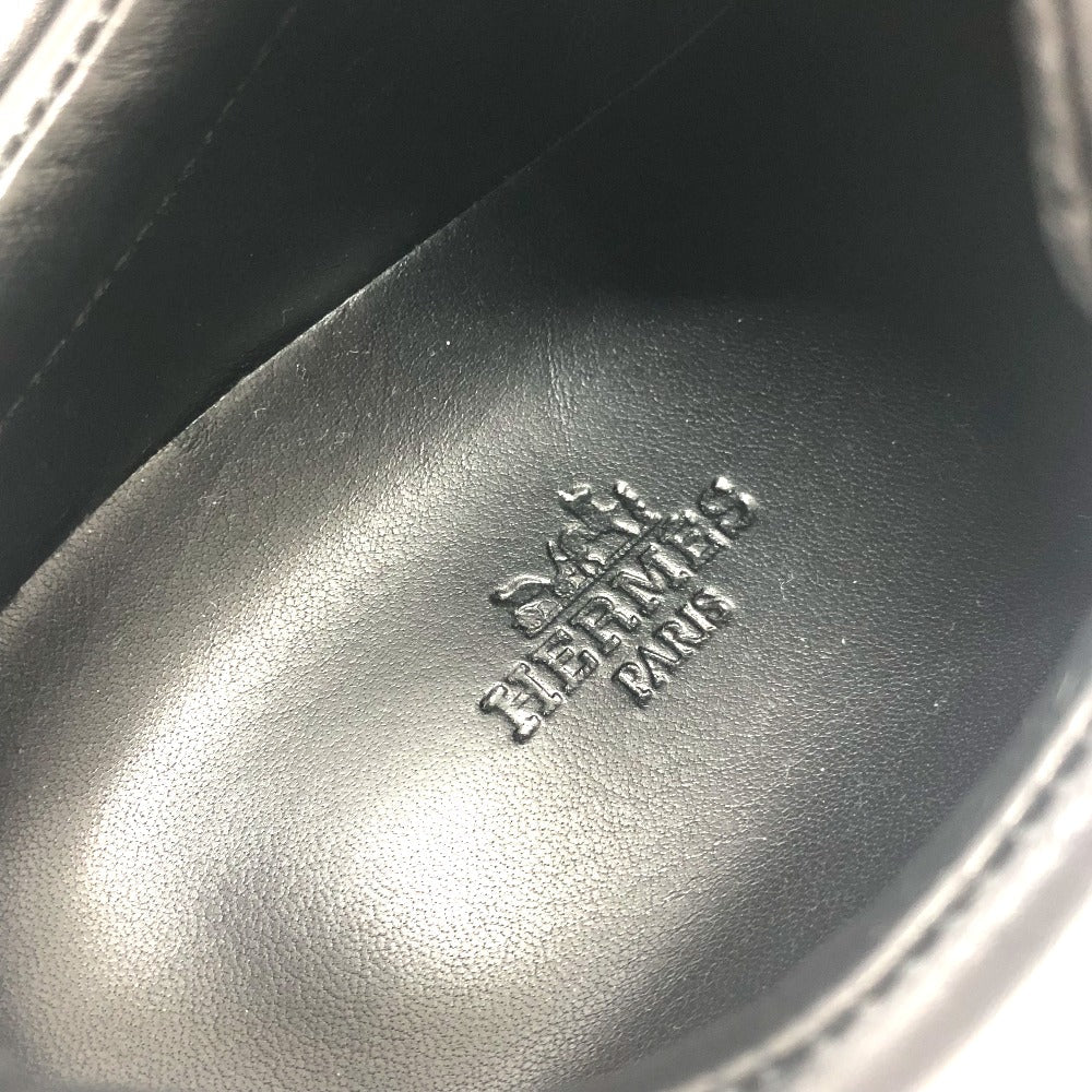HERMES sneakers leather black day kelly buckle Women 35 Used Authentic