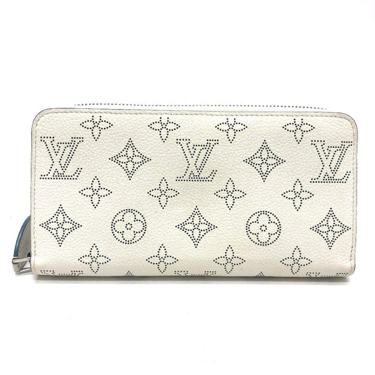 LOUIS VUITTON Long Wallet Purse M69215 Monogram Mahina white Monogram Mahina Zippy wallet