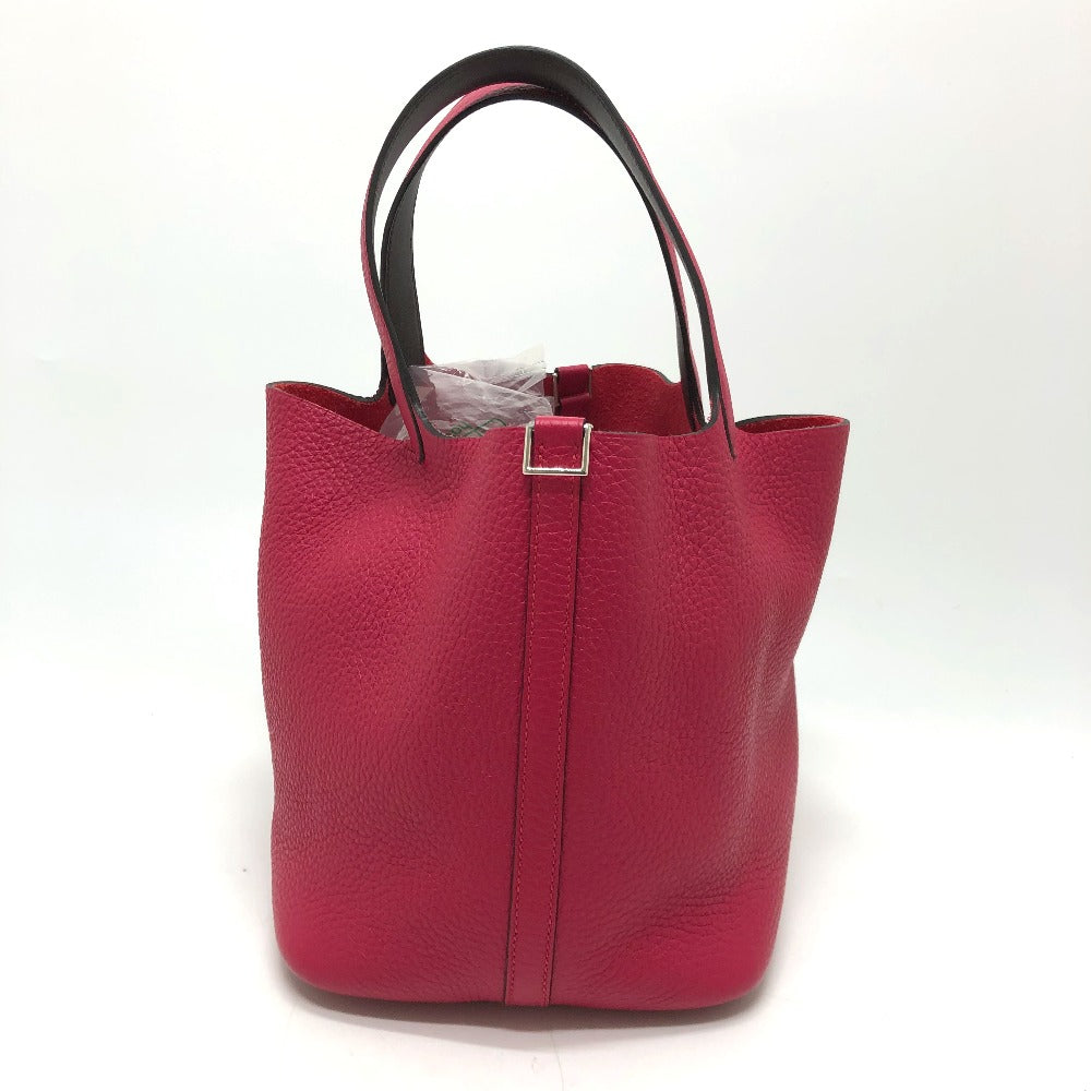 HERMES Handbag Togo Pink type Tote Bag Picotin Lock MM 22