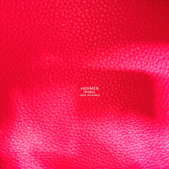 HERMES Handbag Togo Pink type Tote Bag Picotin Lock MM 22