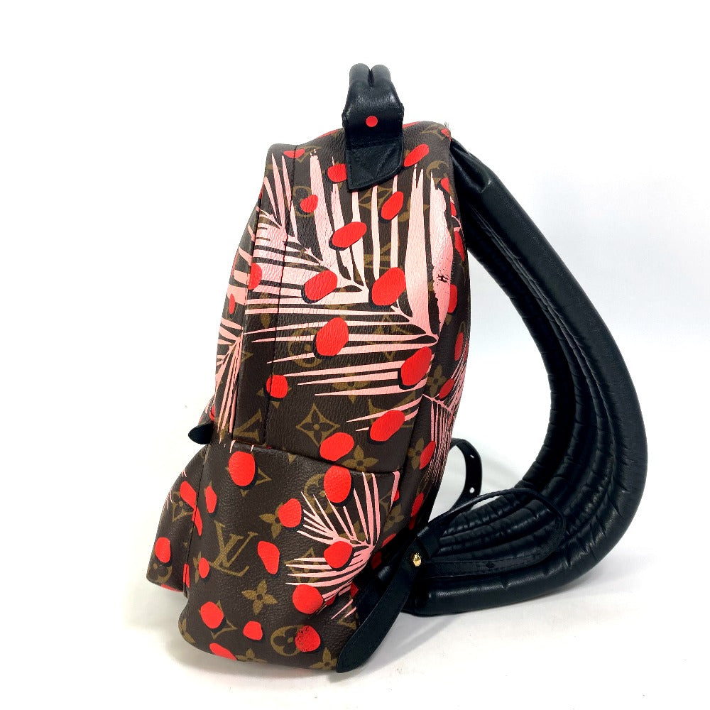 LOUIS VUITTON Backpack M41981 Monogram canvas Brown x Pink x Red Monogram Palm Springs PM Women Used Authentic